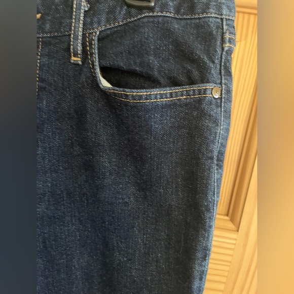 Eddie Bauer Slightly Curvy straight leg size 8L Blue Jeans - Picture 7 of 11